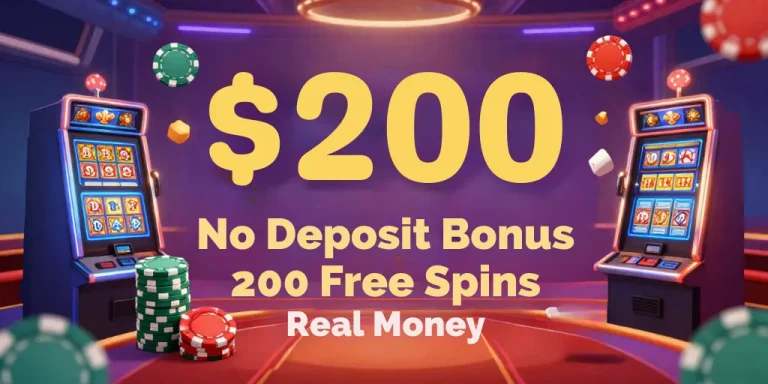 $200 No Deposit Bonus 200 Free Spins Real Money