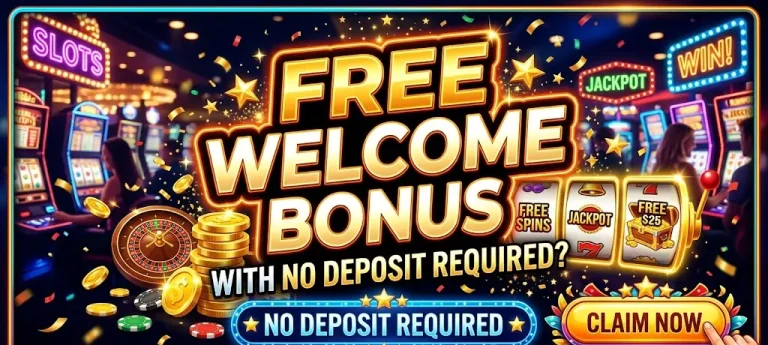 Free Welcome Bonus With No Deposit Required