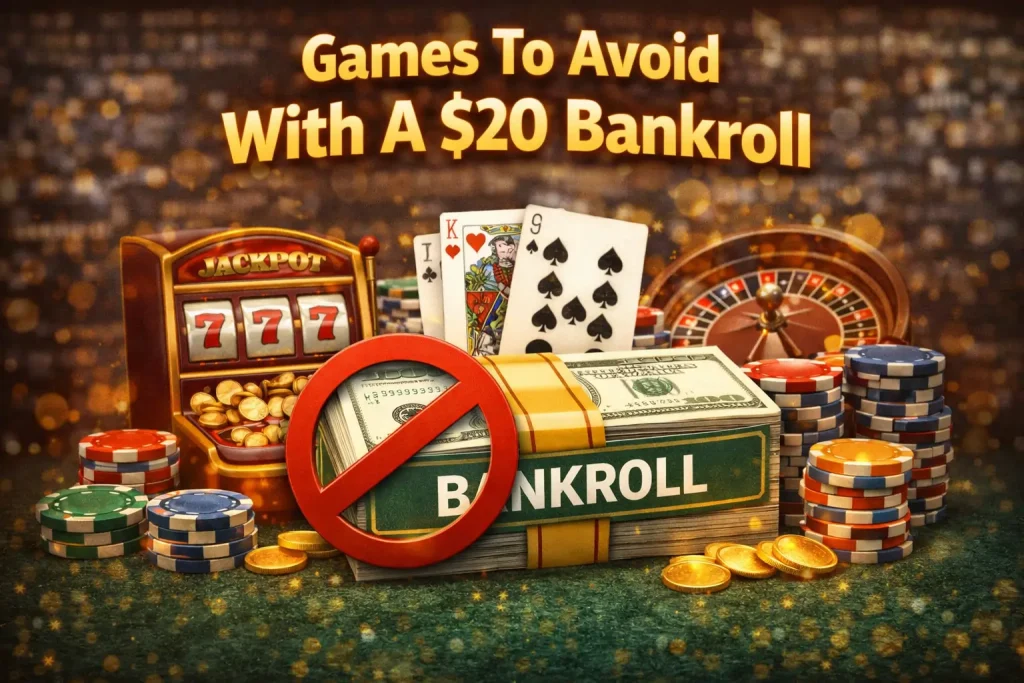 Games To Avoid With A $20 Bankroll