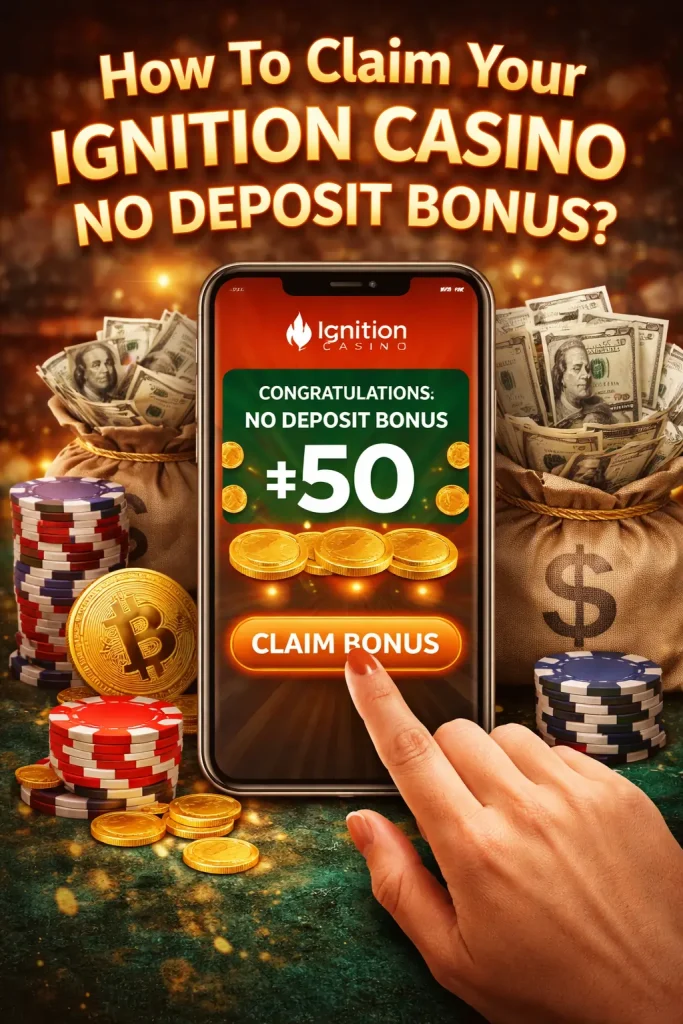 How To Claim Your Ignition Casino No Deposit Bonus